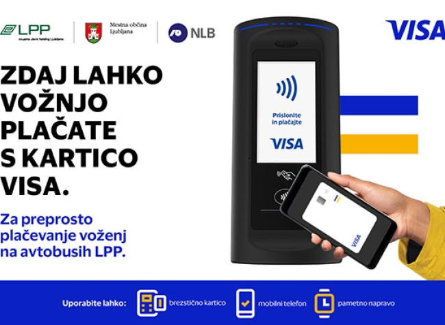 Na Avtobus Enostavno Z Brezstično Kartico Visa | Marketing Magazin